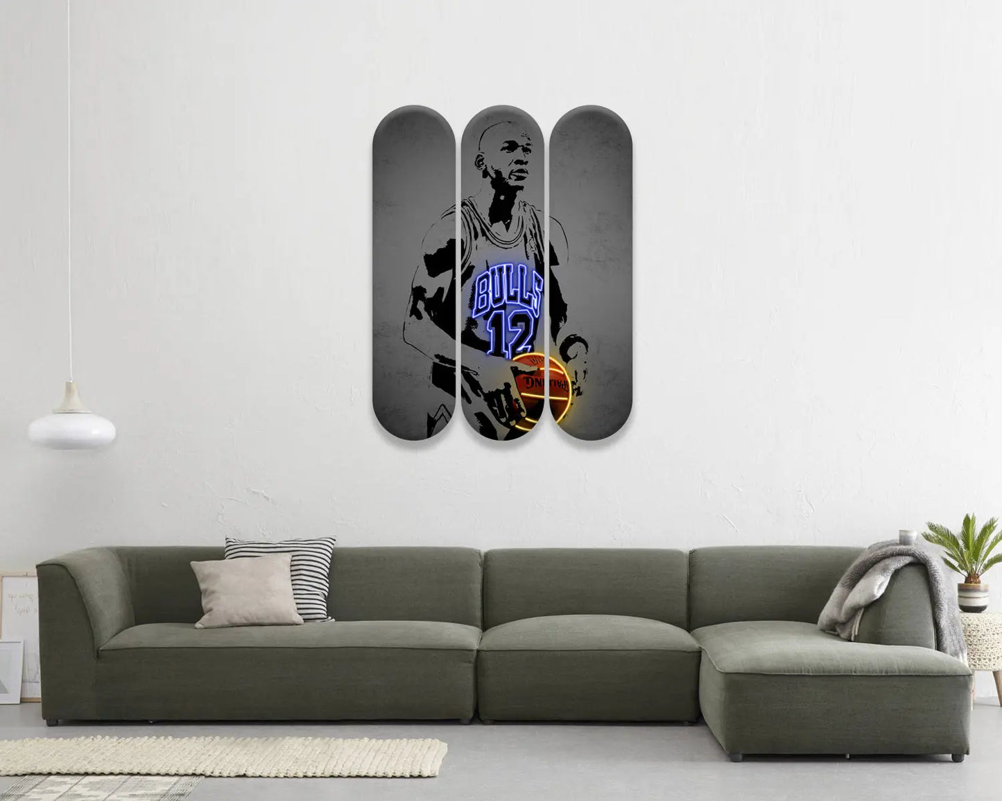 Michael Jordan Acrylic Skateboard Wall Art 