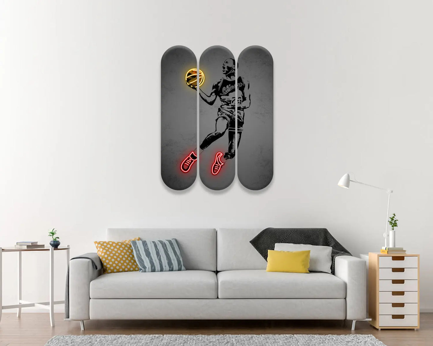 Michael Jordan Acrylic Skateboard Wall Art 