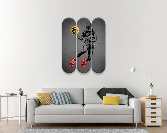 Michael Jordan Acrylic Skateboard Wall Art