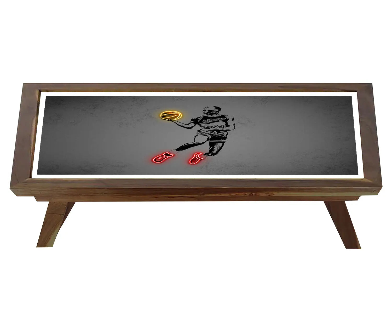 Michael Jordan Neon Effect Coffee and Laptop Table 
