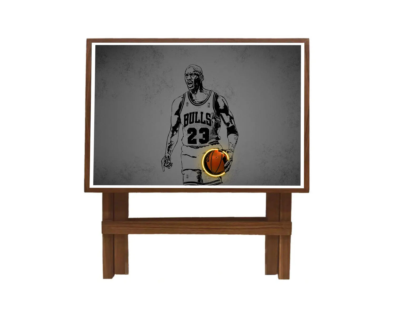 Michael Jordan Neon Effect Coffee and Laptop Table 