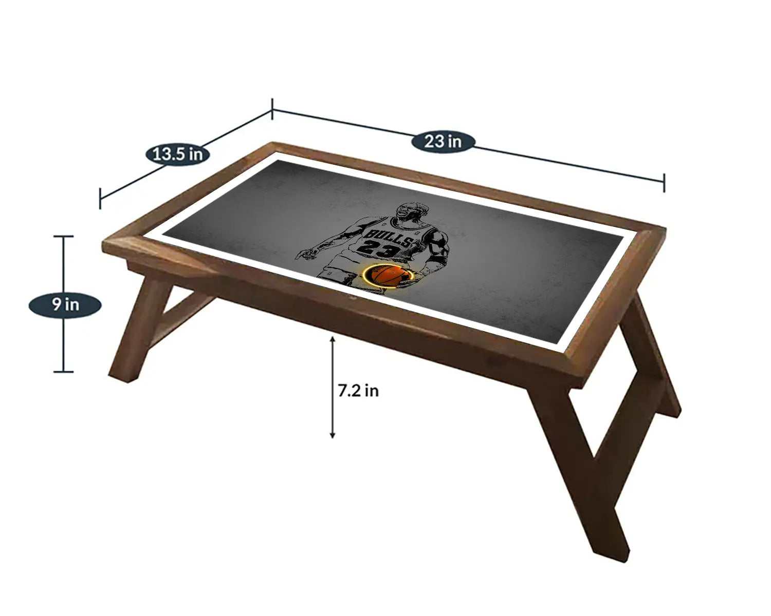 Michael Jordan Neon Effect Coffee and Laptop Table 