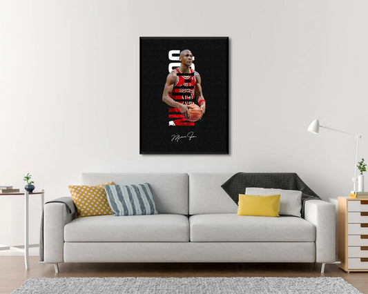 Michael Jordan Sport Quote Canvas Wall Art