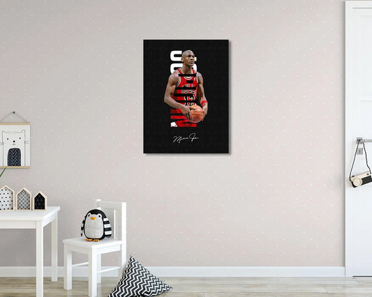 Michael Jordan Sport Quote Canvas Wall Art 
