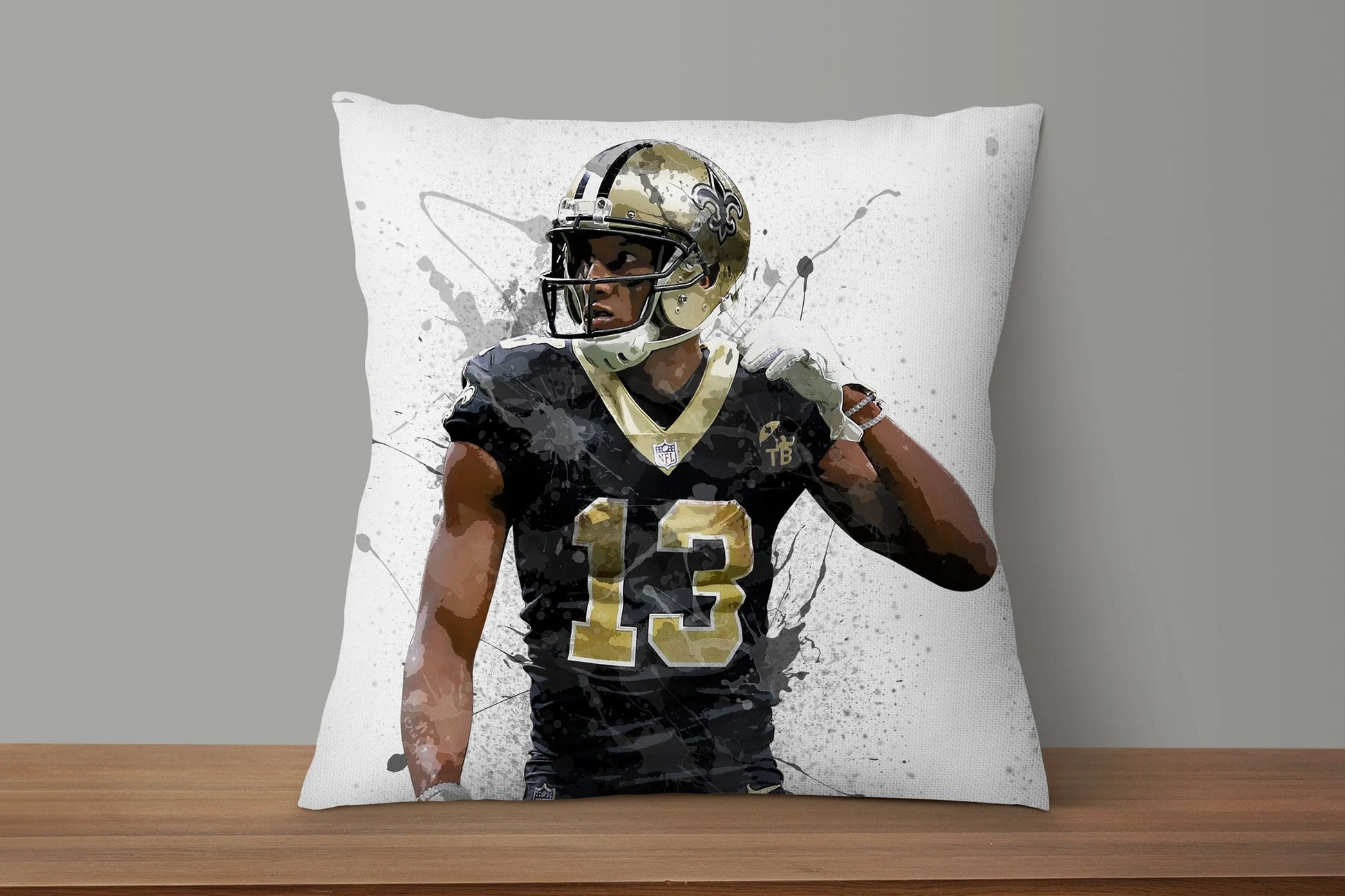 Michael Thomas Splash Effect Pillow 