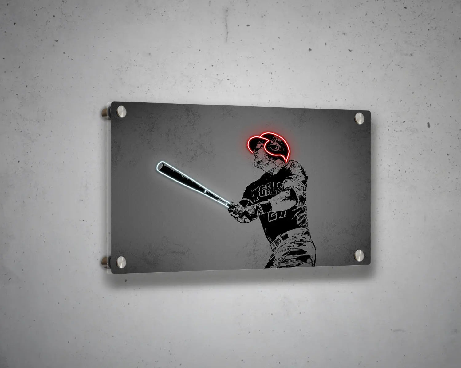 Mike Trout Canvas Wall Art 