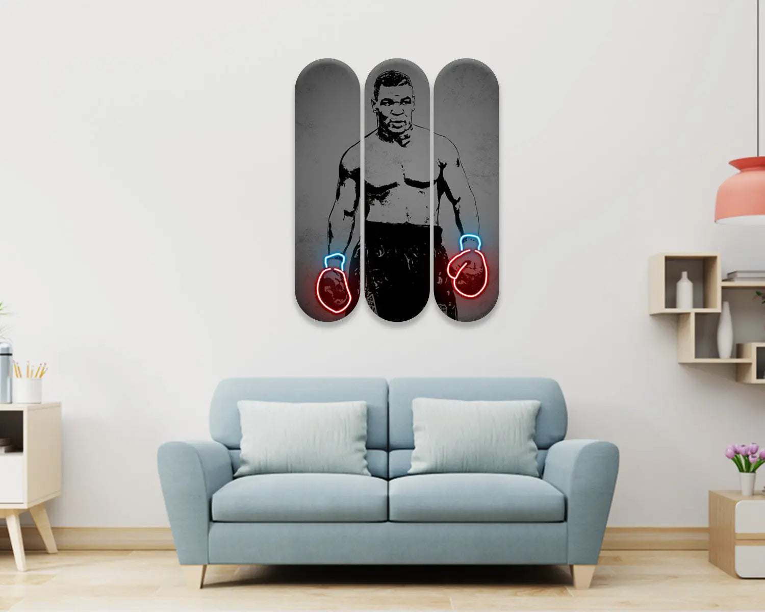 Mike Tyson Acrylic Skateboard Wall Art 