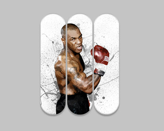 Mike Tyson Acrylic Skateboard Wall Art 