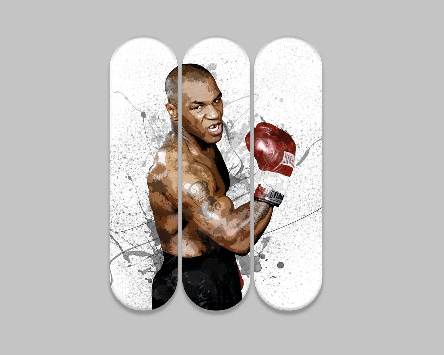 Mike Tyson Acrylic Skateboard Wall Art 