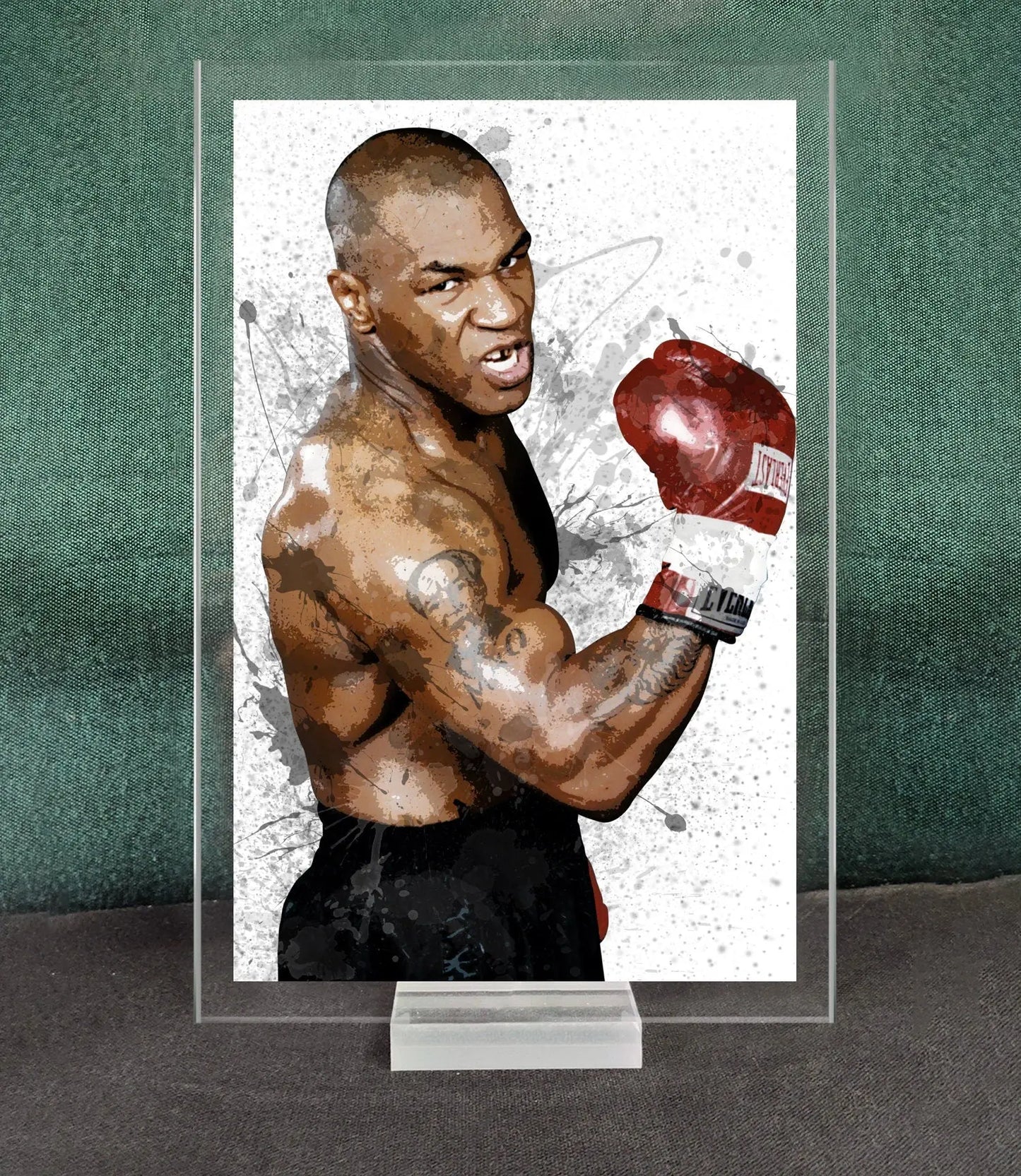 Mike Tyson Splash Effect Acrylic Table Top 