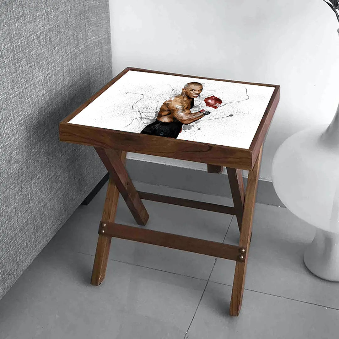 Mike Tyson Splash Effect Coffee and Laptop Table 