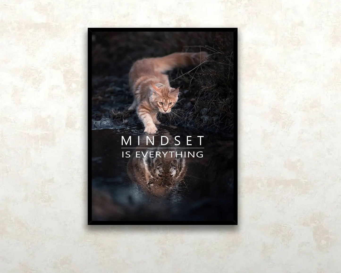 Mindset is everything Canvas Wall Art 