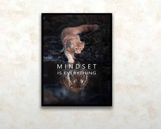 Mindset is everything Canvas Wall Art