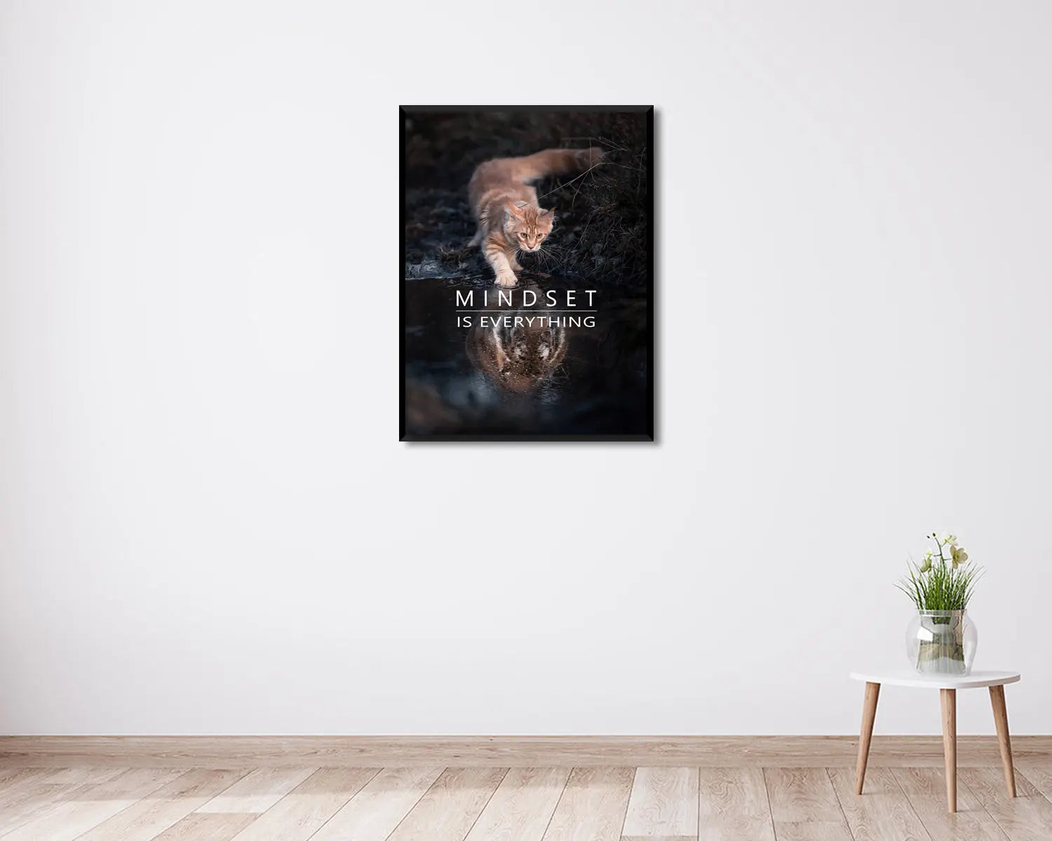 Mindset is everything Canvas Wall Art 