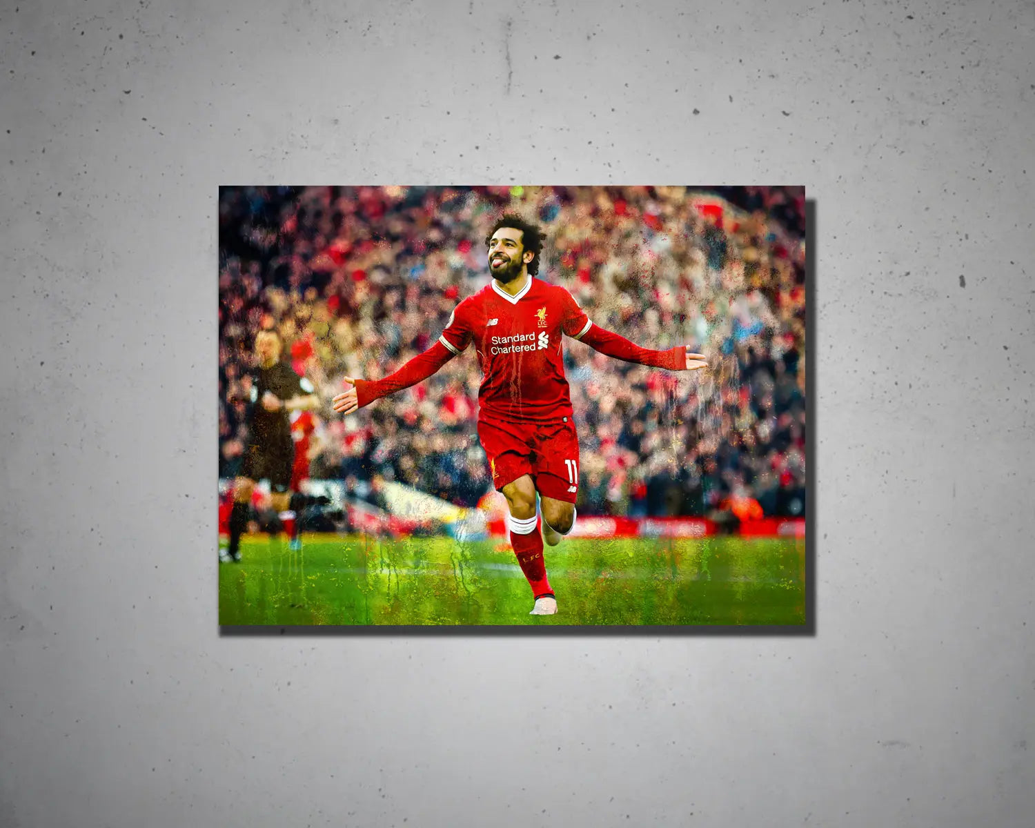 Mohamed Salah Multicolour Wall Art 
