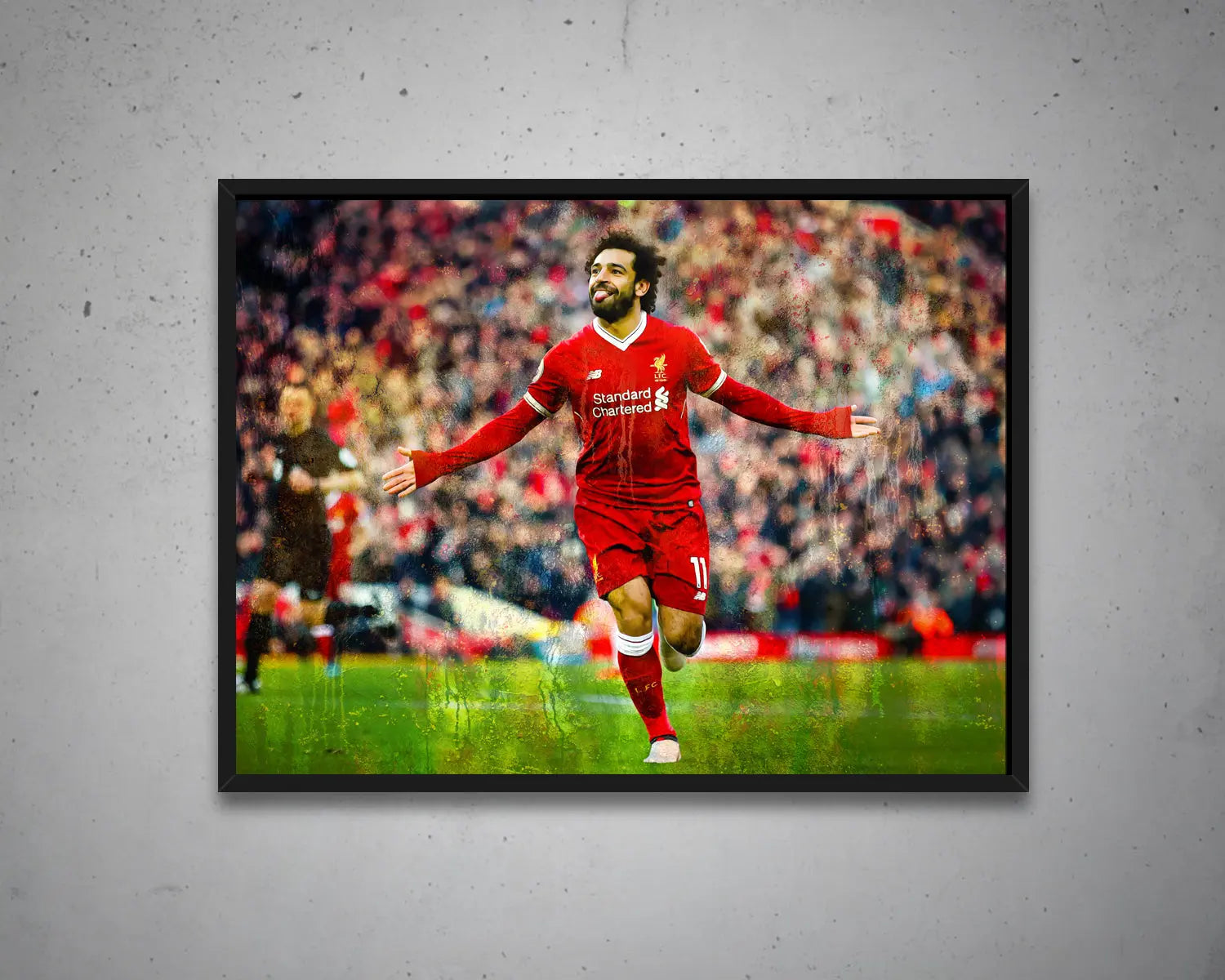 Mohamed Salah Multicolour Wall Art 