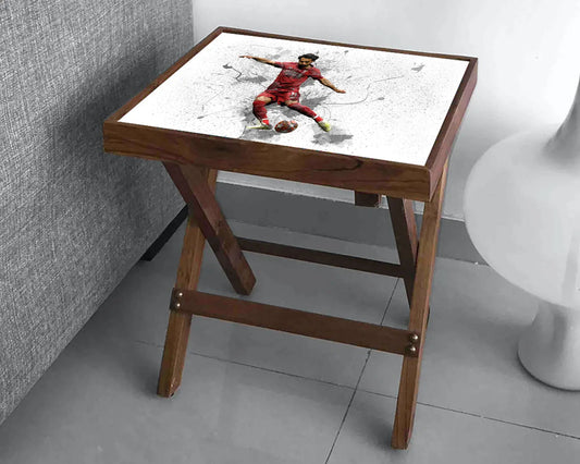 Mohamed Salah Splash Effect Coffee and Laptop Table 