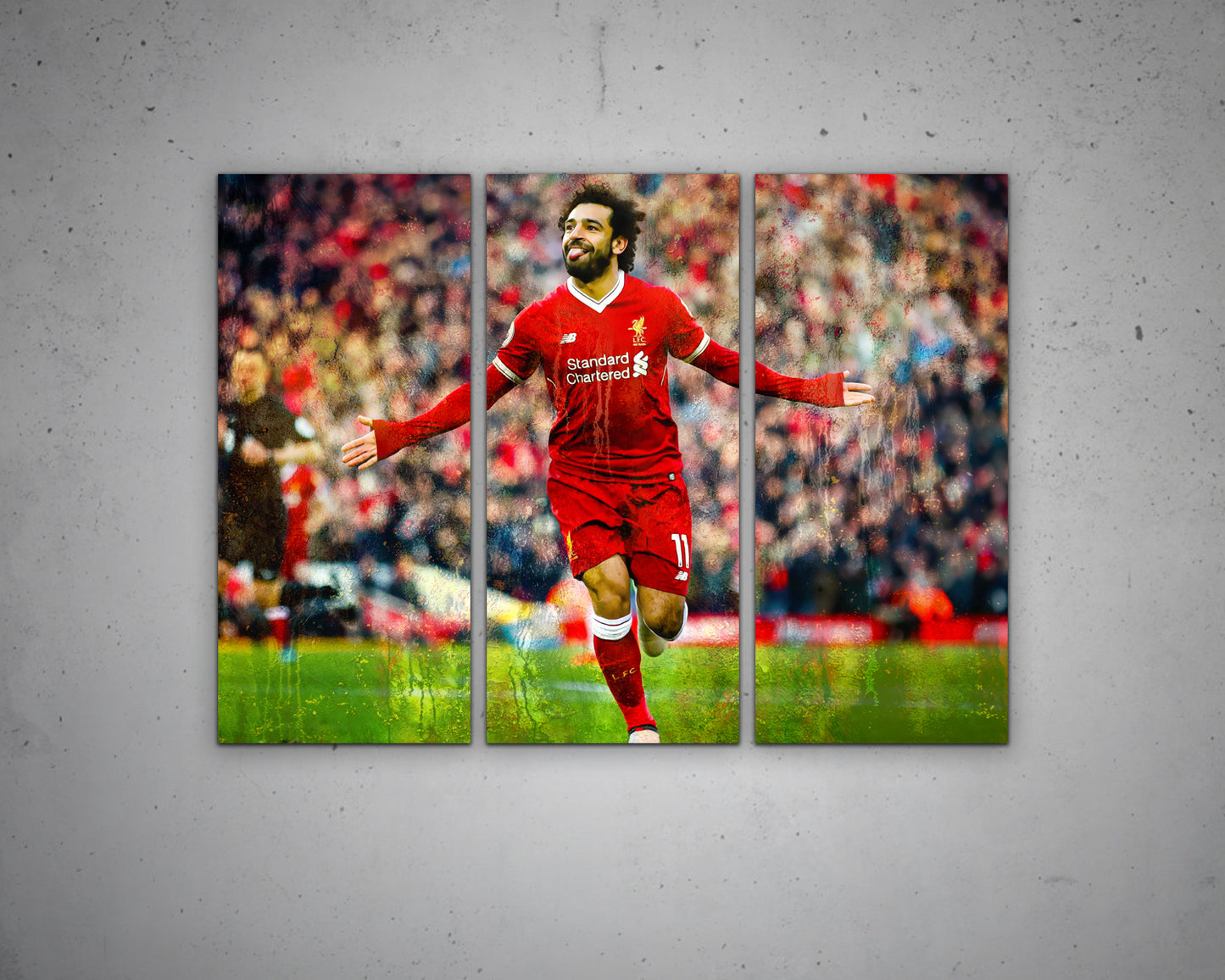 Mohamed Salah Multicolour Wall Art 