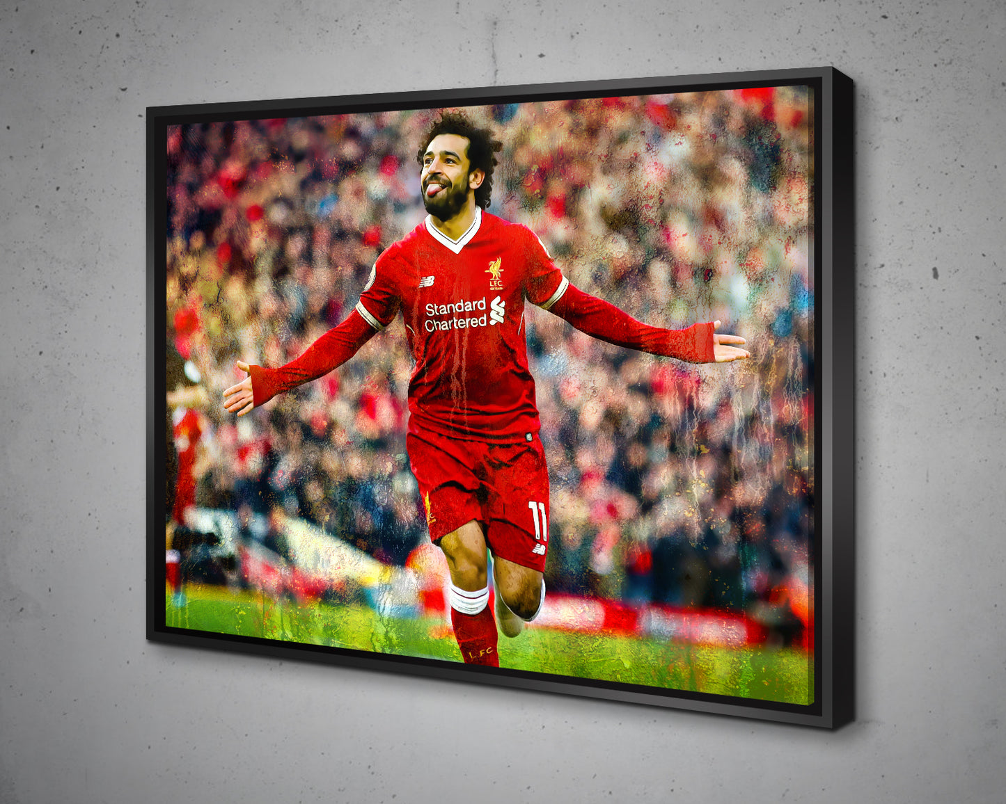 Mohamed Salah Multicolour Wall Art 