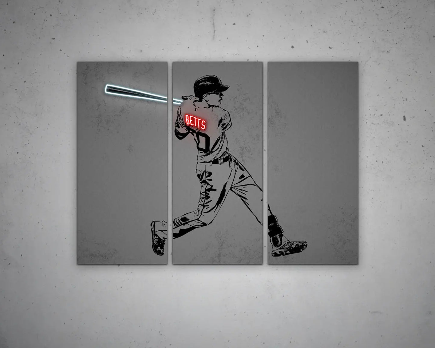 Mookie Betts Canvas Wall Art 