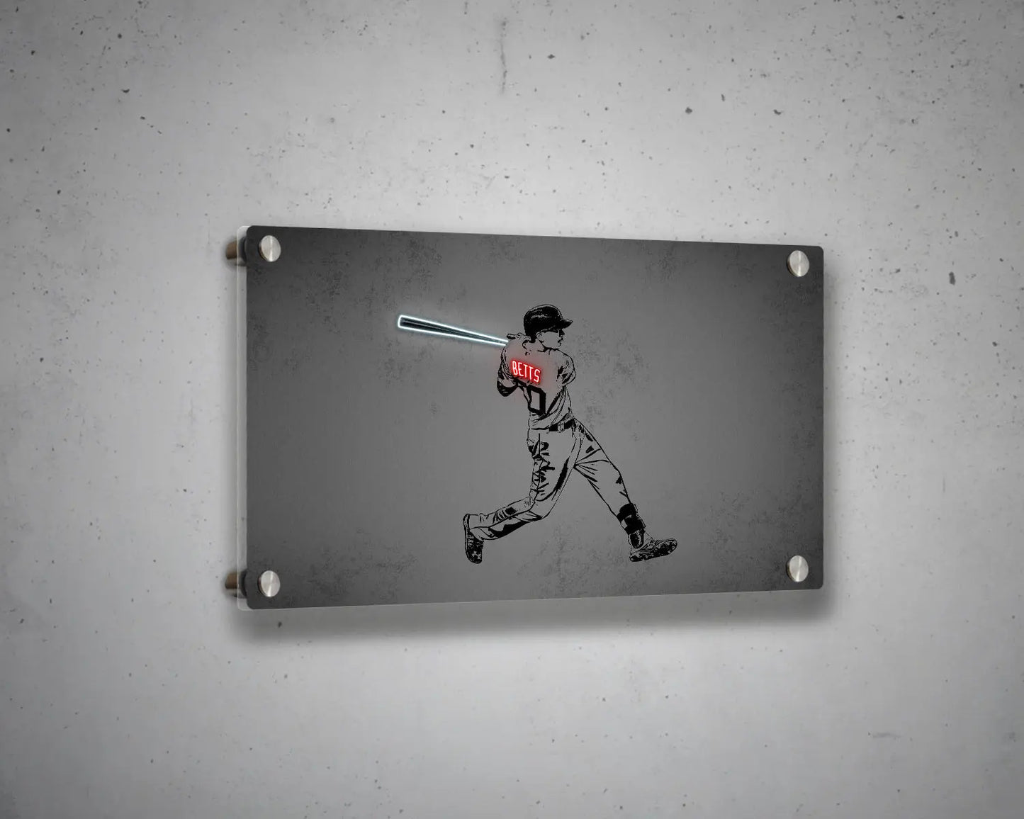 Mookie Betts Canvas Wall Art 