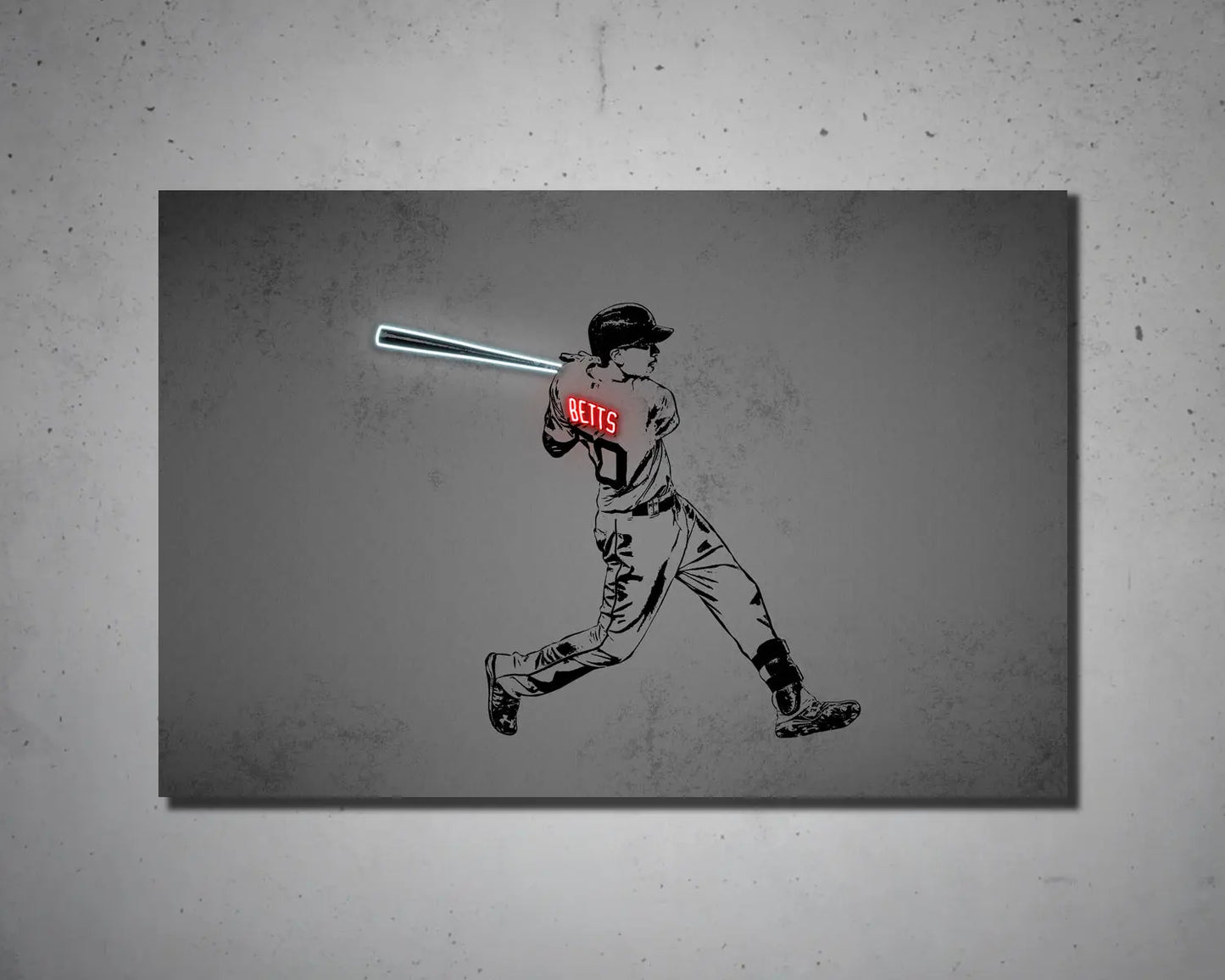 Mookie Betts Canvas Wall Art 