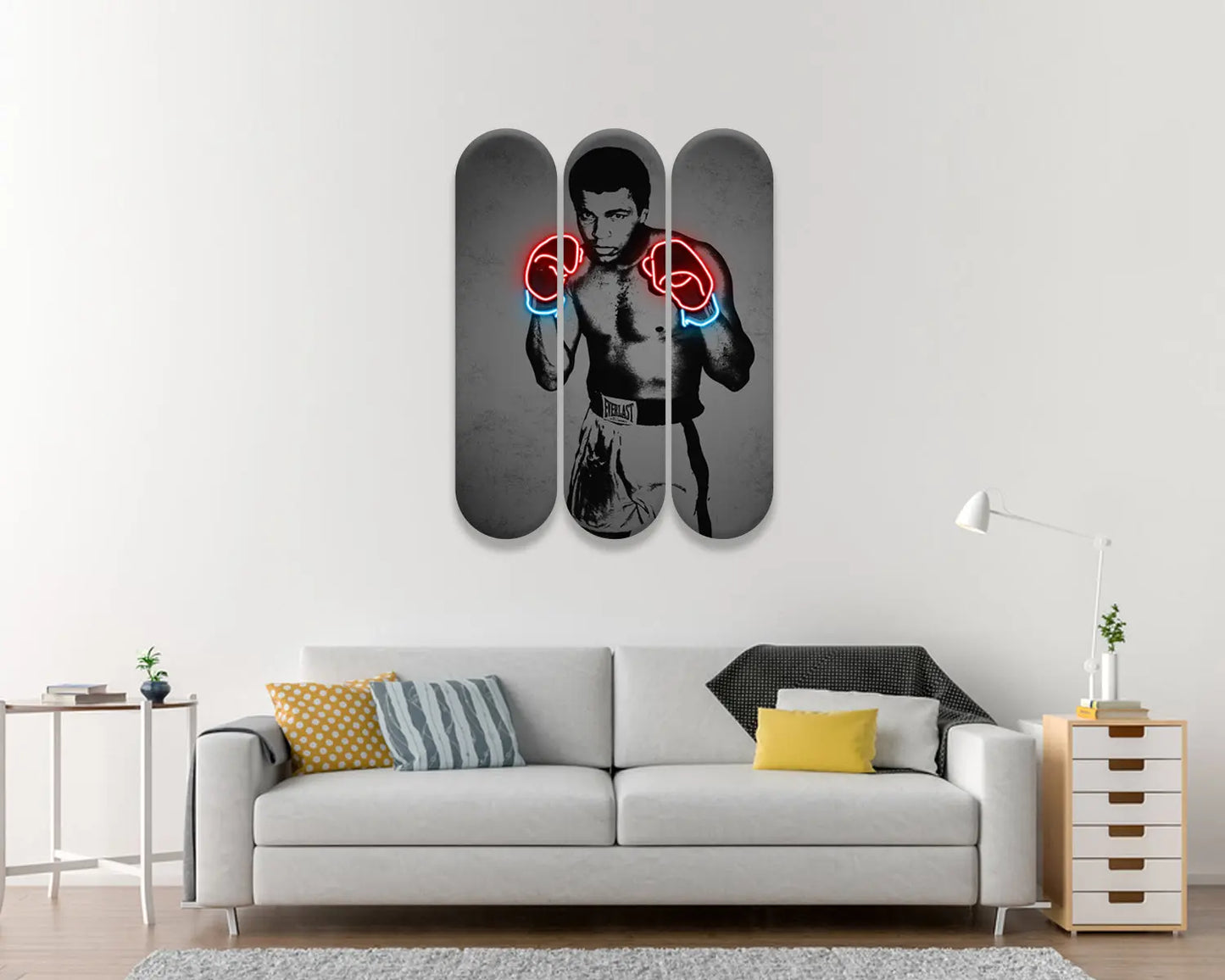 Muhammad Ali Acrylic Skateboard Wall Art 