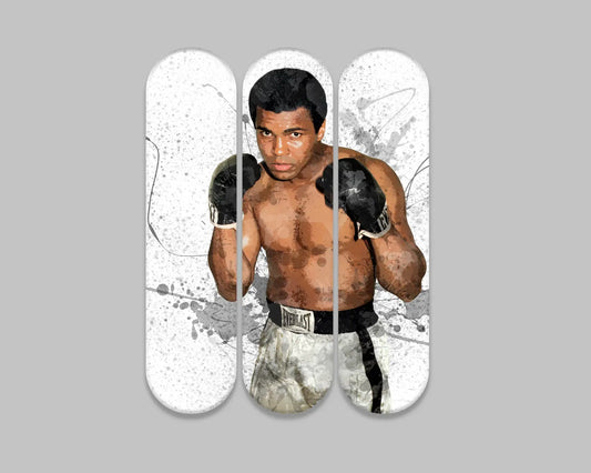 Muhammad Ali Acrylic Skateboard Wall Art 