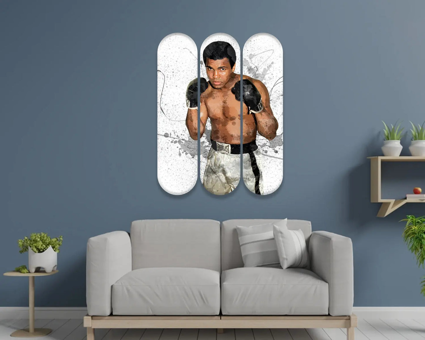 Muhammad Ali Acrylic Skateboard Wall Art 