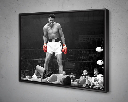Muhammad Ali Black & White Canvas Art 