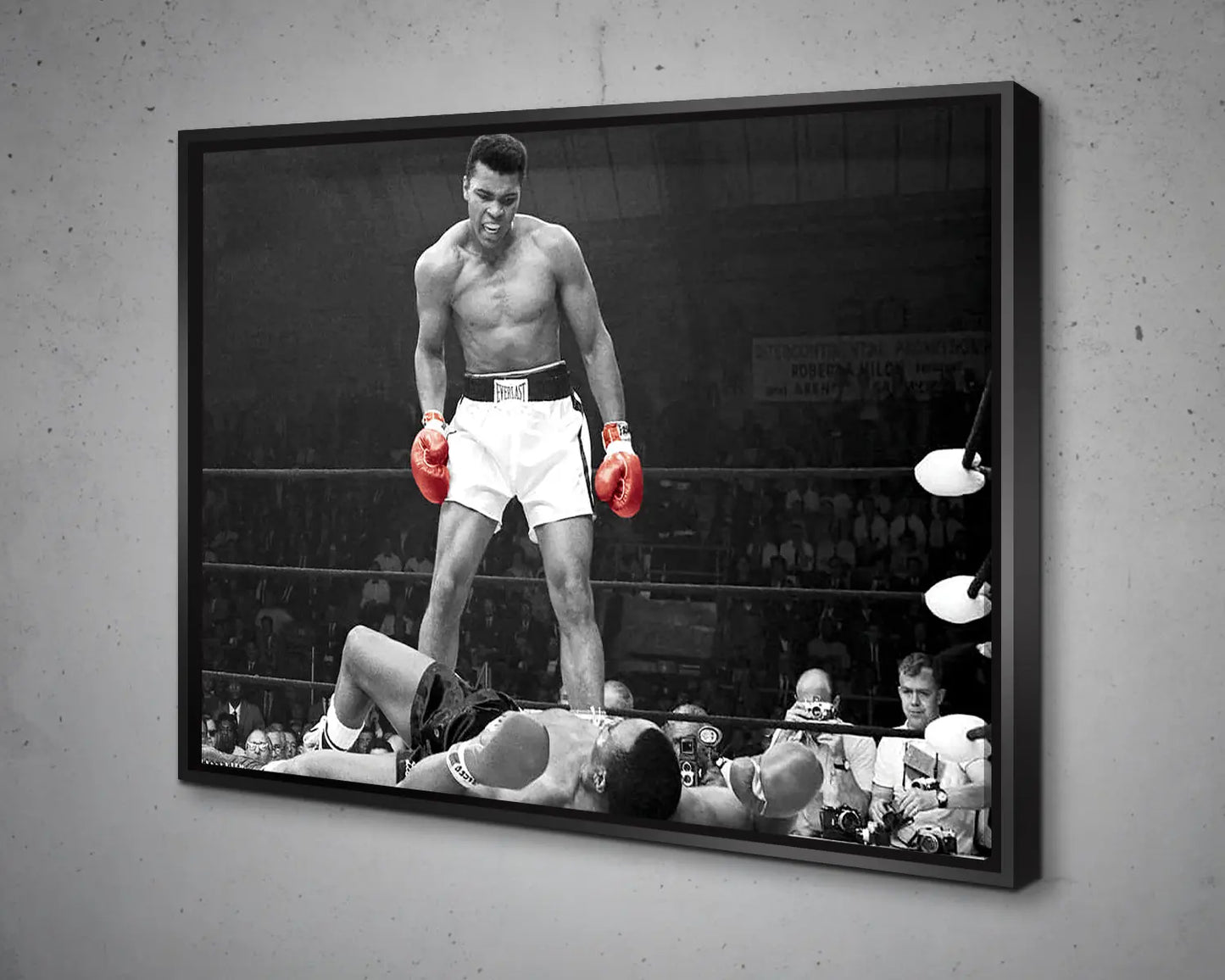 Muhammad Ali Black & White Canvas Art 