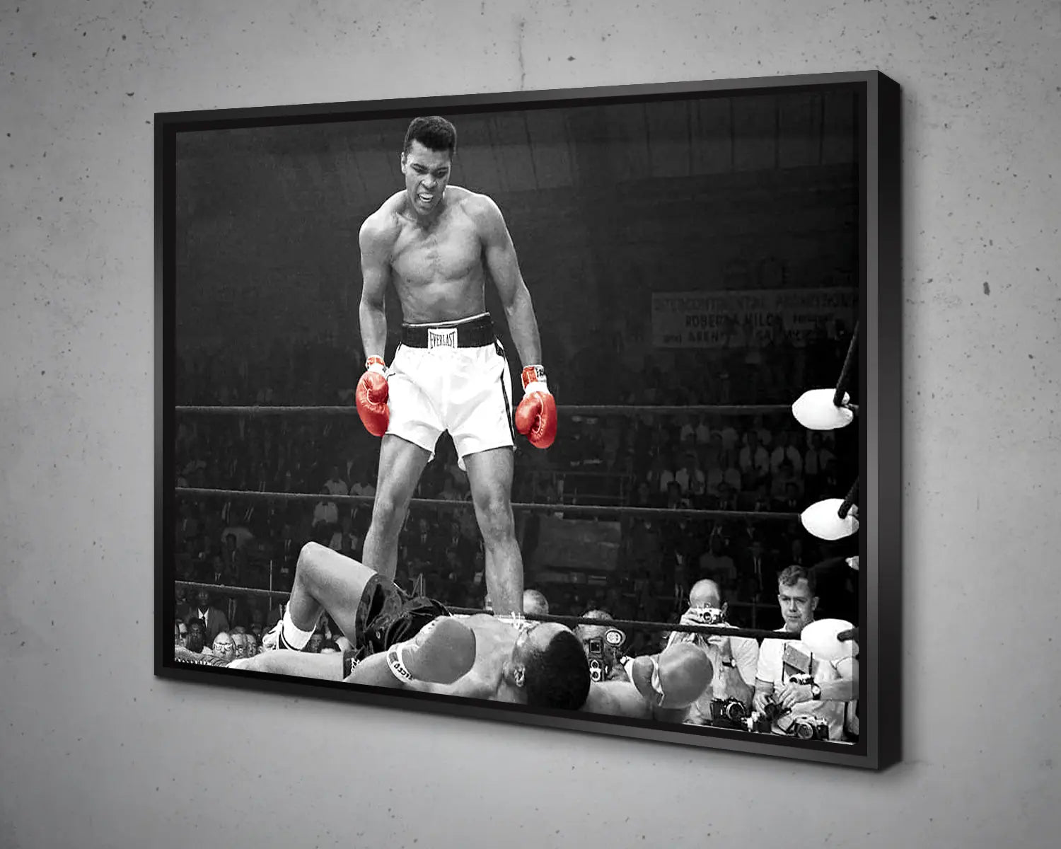 Muhammad Ali Black & White Canvas Art 