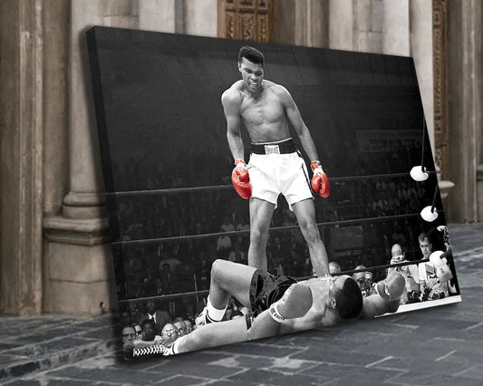 Muhammad Ali Black & White Canvas Art 
