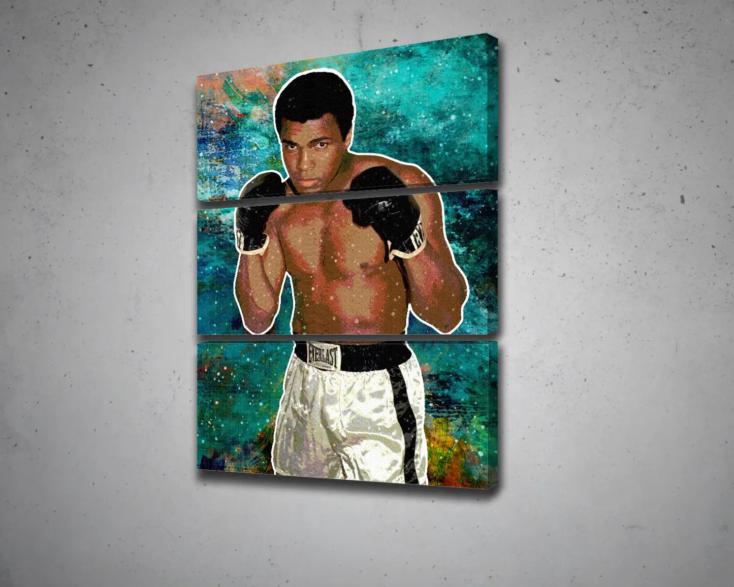 Muhammad Ali Multicolour Wall Art 