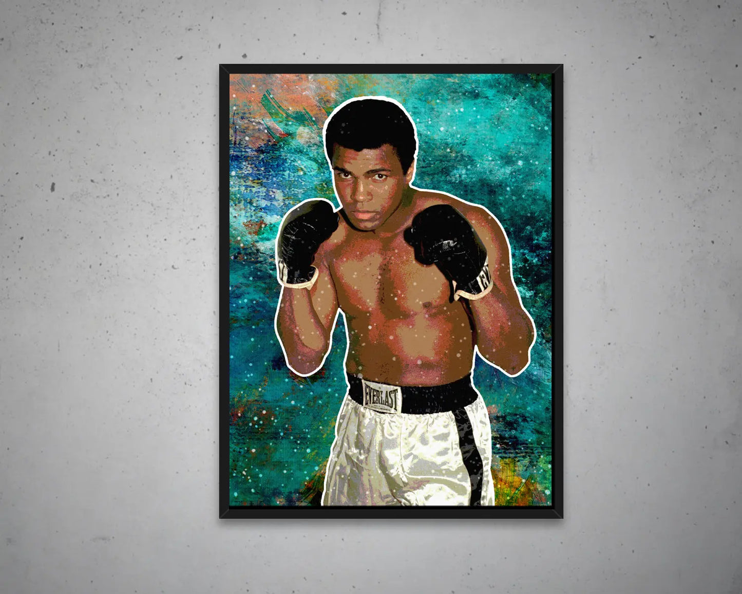 Muhammad Ali Multicolour Wall Art 