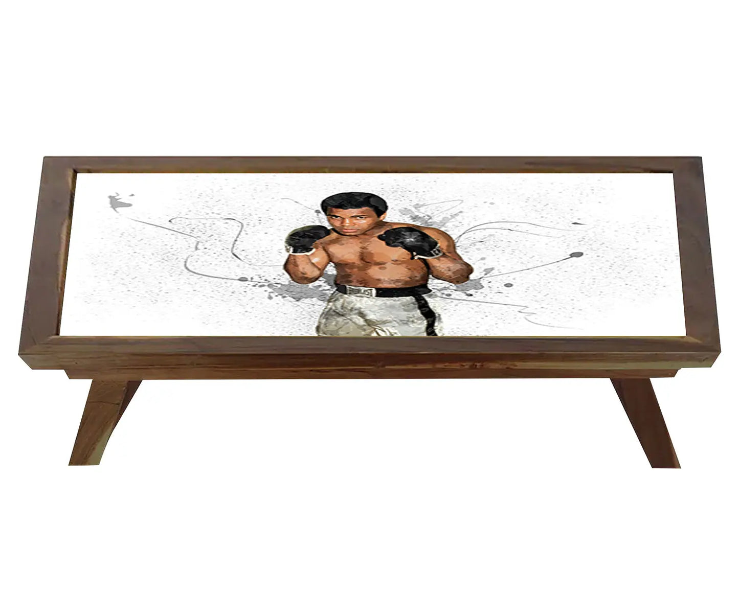 Muhammad Ali Splash Effect Coffee and Laptop Table 