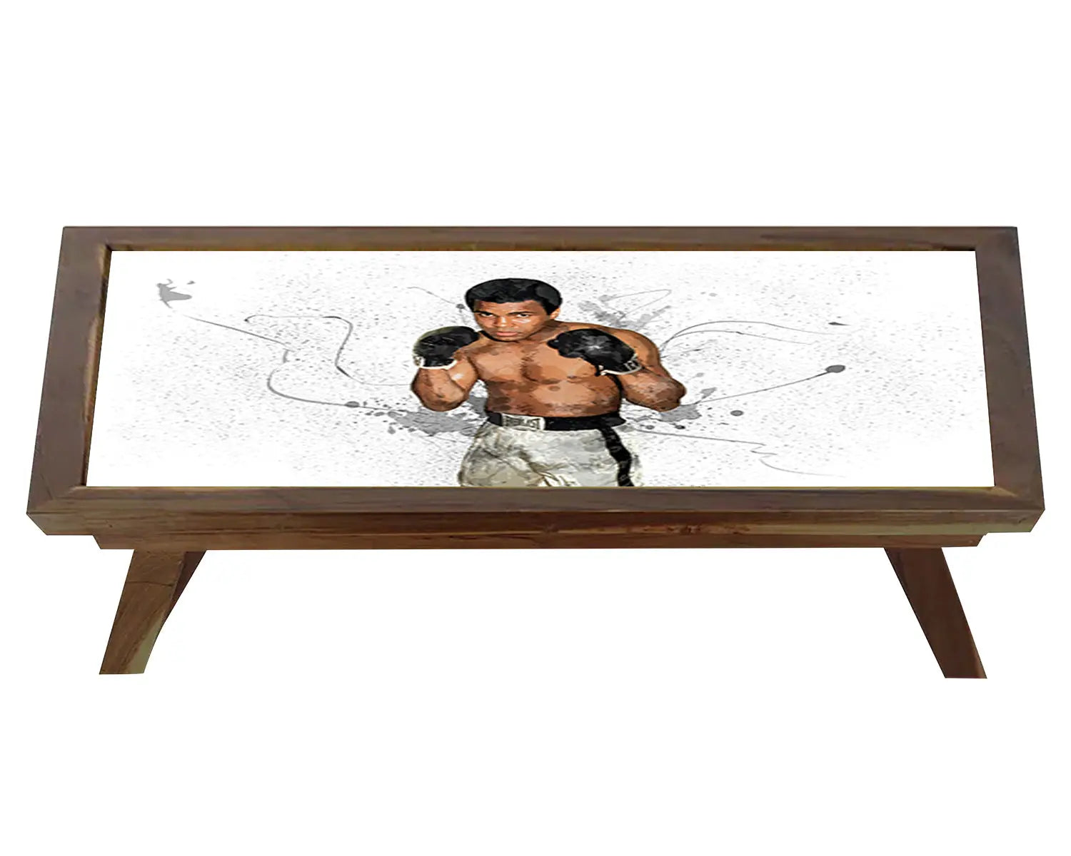 Muhammad Ali Splash Effect Coffee and Laptop Table 