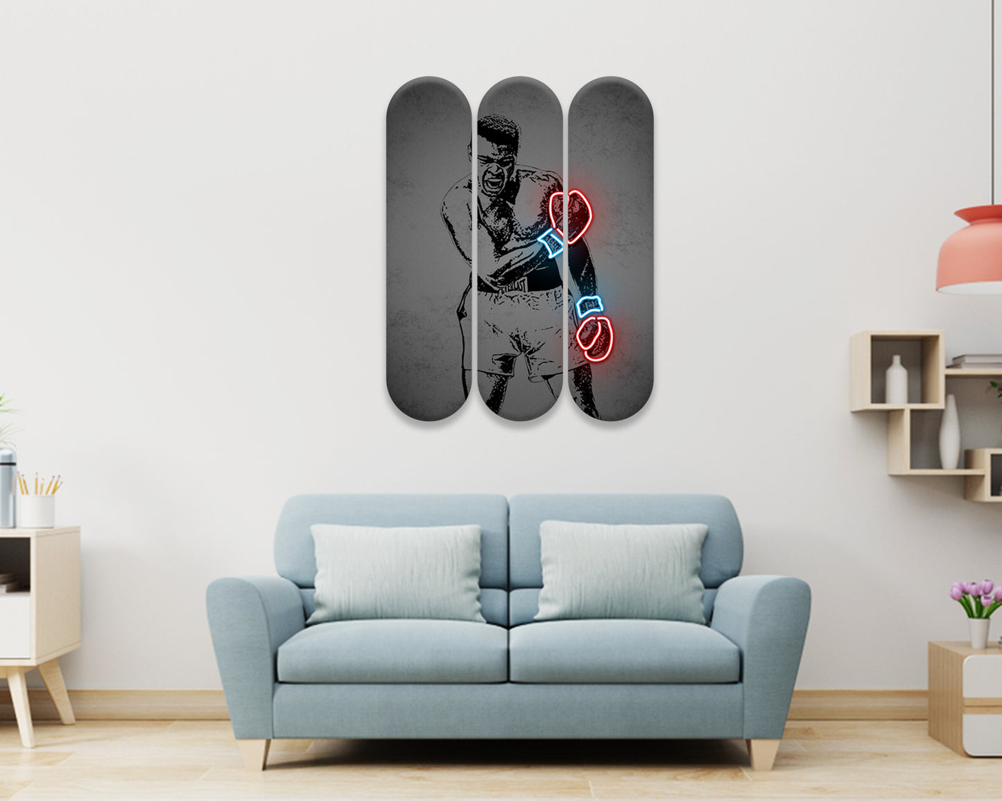 Muhammad Ali Acrylic Skateboard Wall Art 