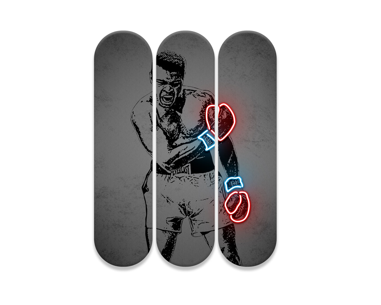 Muhammad Ali Acrylic Skateboard Wall Art 