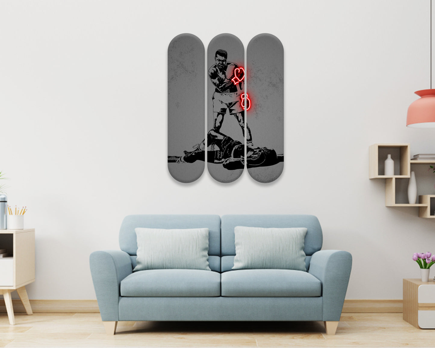 Muhammad Ali Acrylic Skateboard Wall Art 