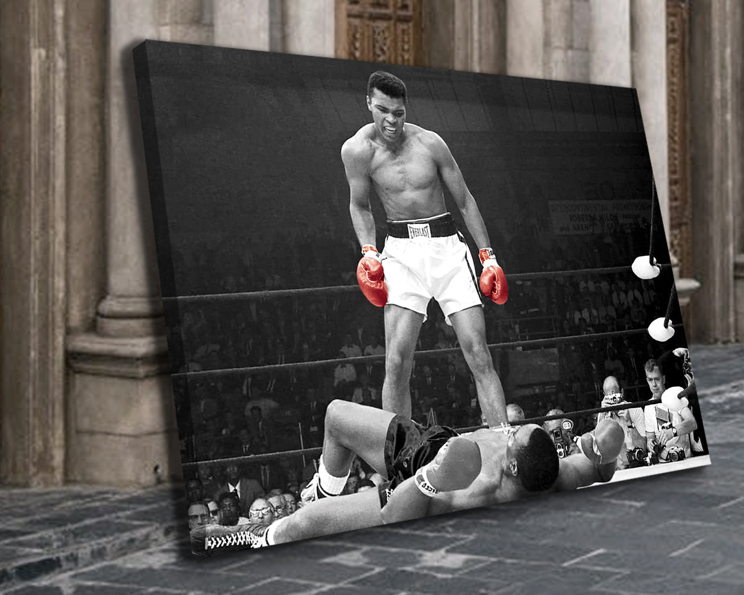 Muhammad Ali Black & White Canvas Art 