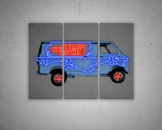 Mystery machine Canvas Wall Art