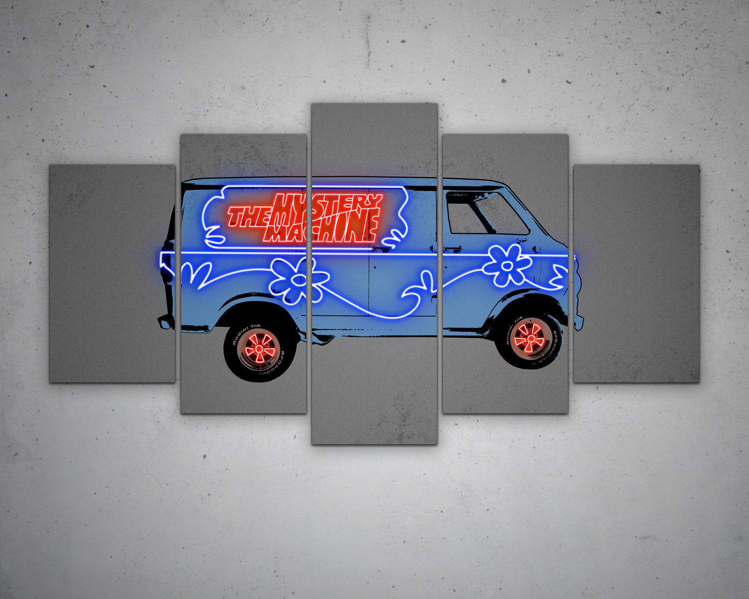 Mystery machine Canvas Wall Art 