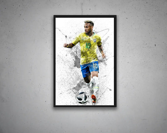 Neymar Jr Canvas Wall Art