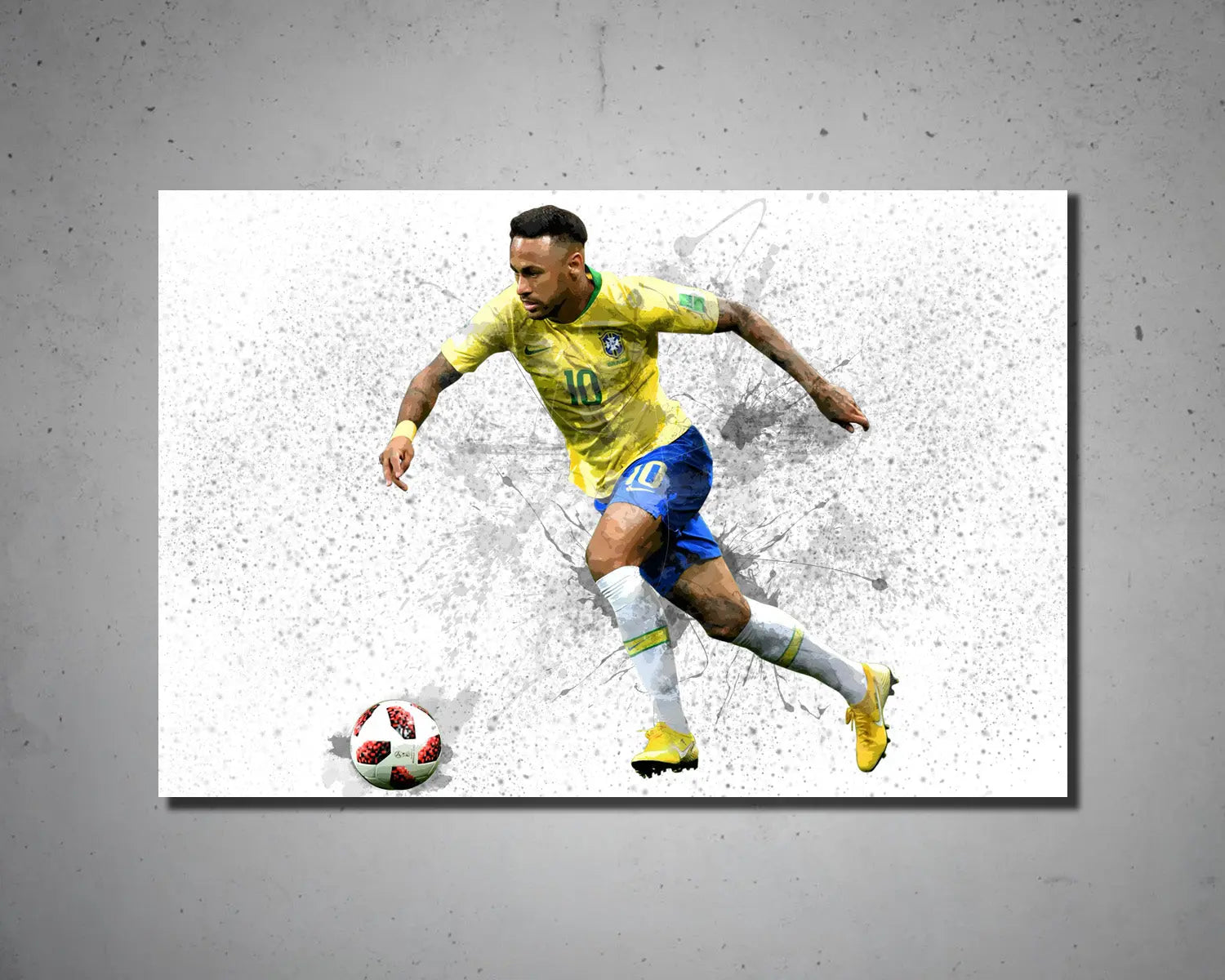 Neymar Jr Canvas Wall Art 