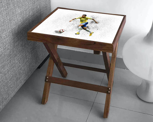 Neymar Jr. Splash Effect Coffee and Laptop Table 