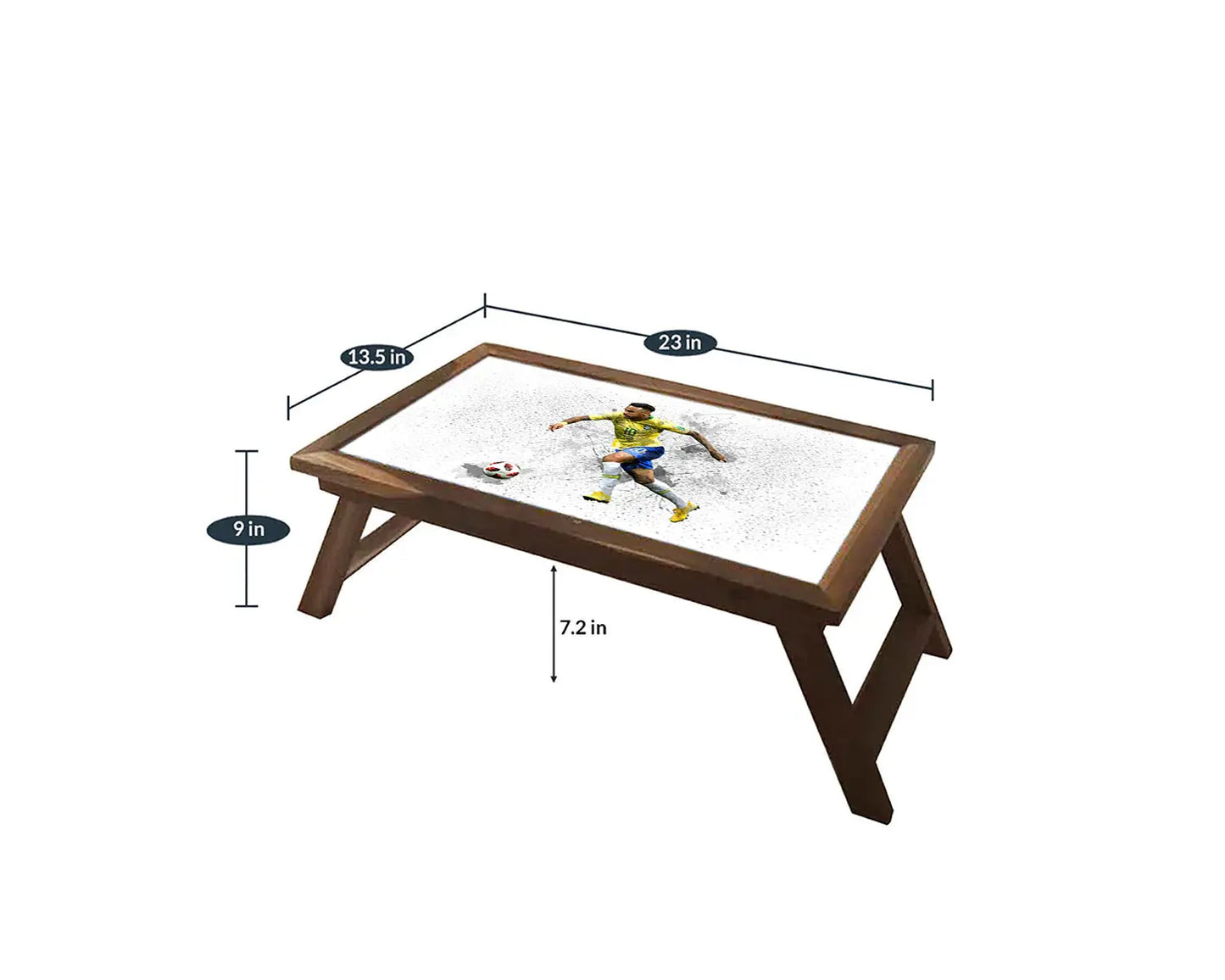 Neymar Jr. Splash Effect Coffee and Laptop Table 