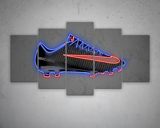 Nike Football Shoes Canvas Wall Art