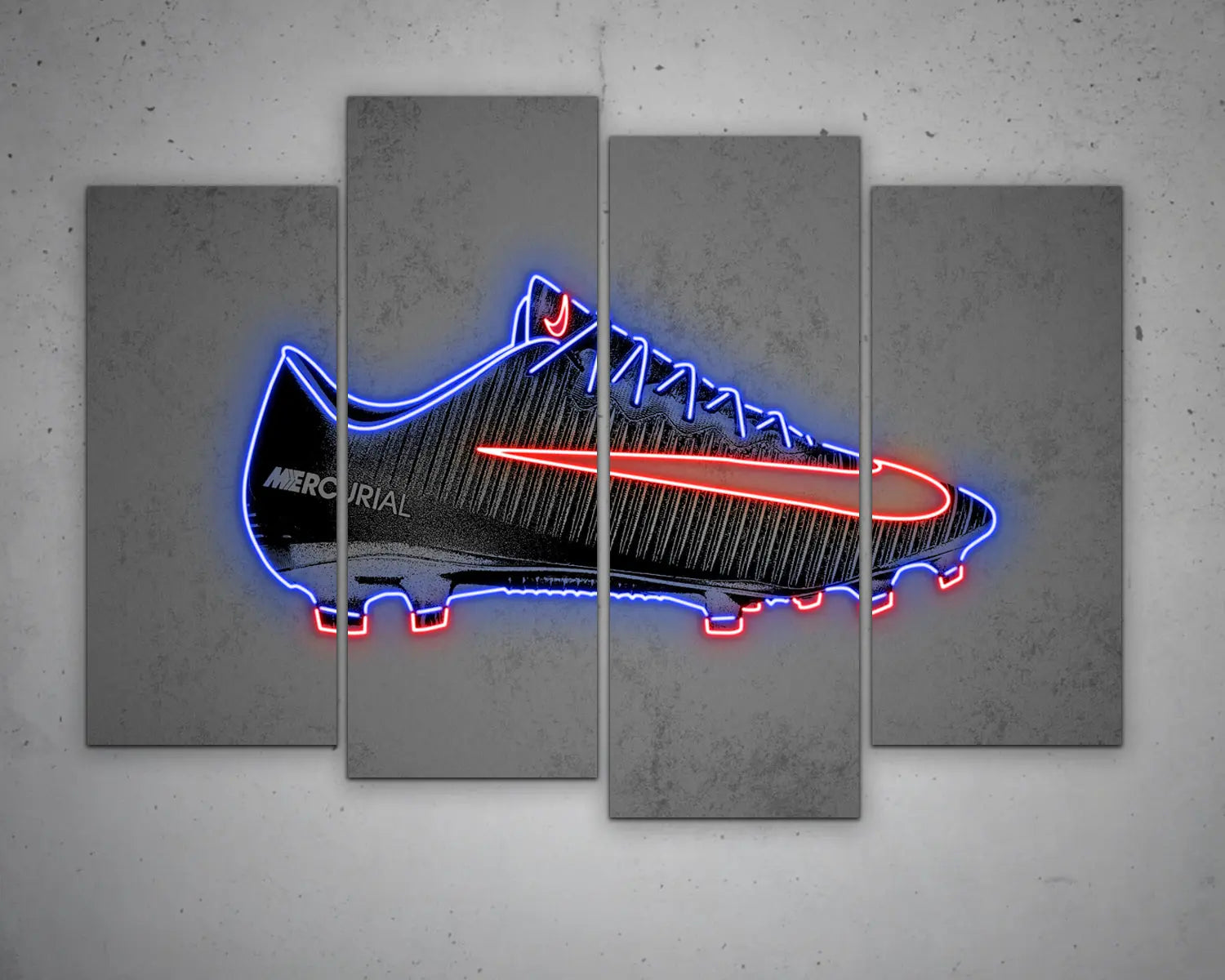 Nike Football Shoes Canvas Wall Art 