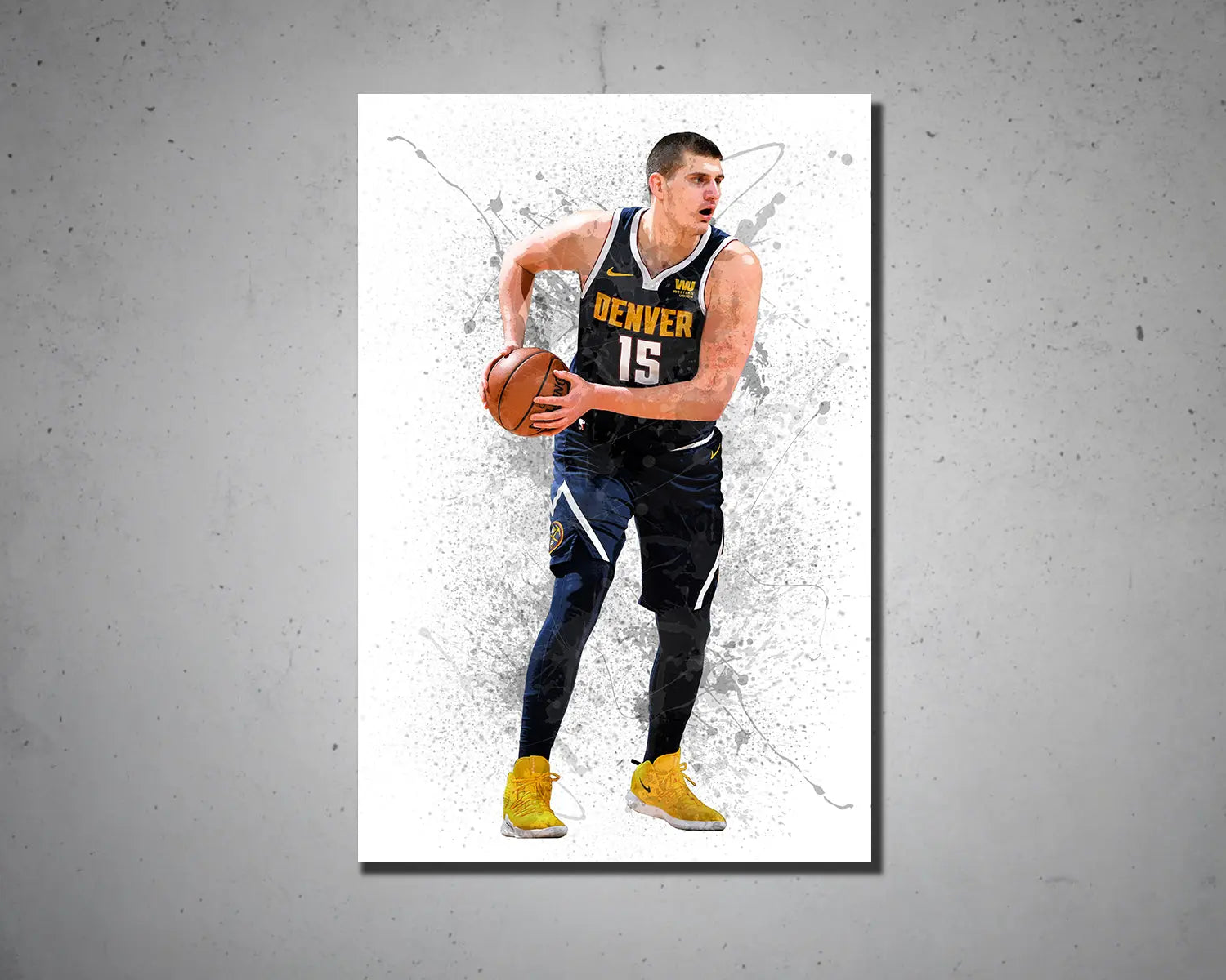 Nikola Jokic Canvas Wall Art 
